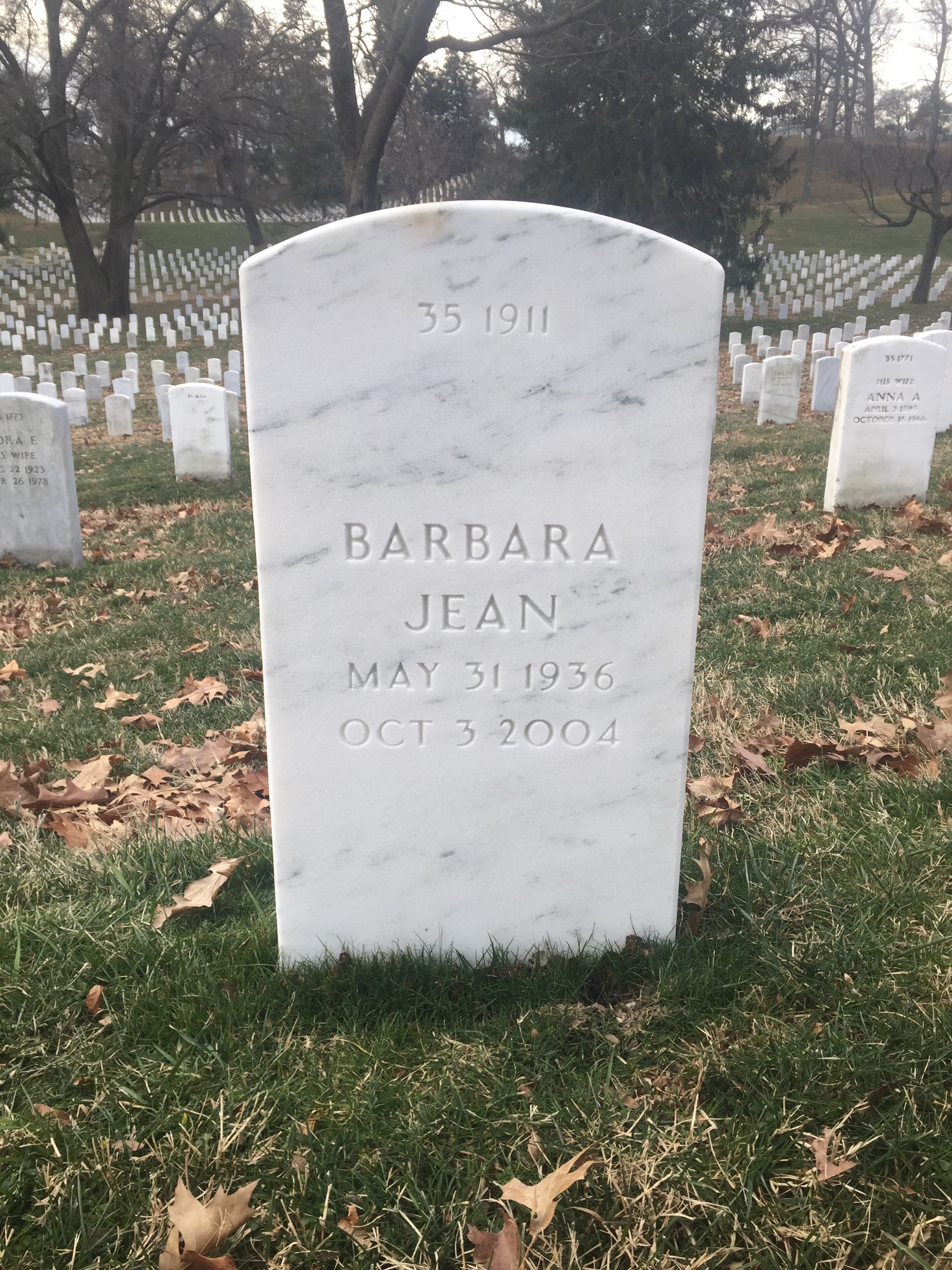 Back of headstone — Charles Harrington