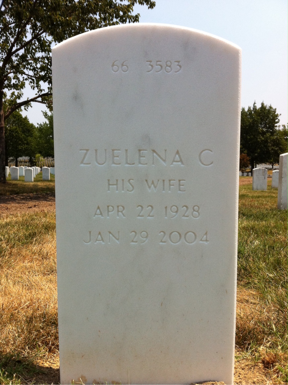 Back of headstone — Samuel Halsey
