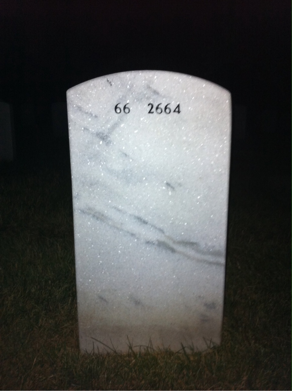 Back of headstone — Harry Newmark