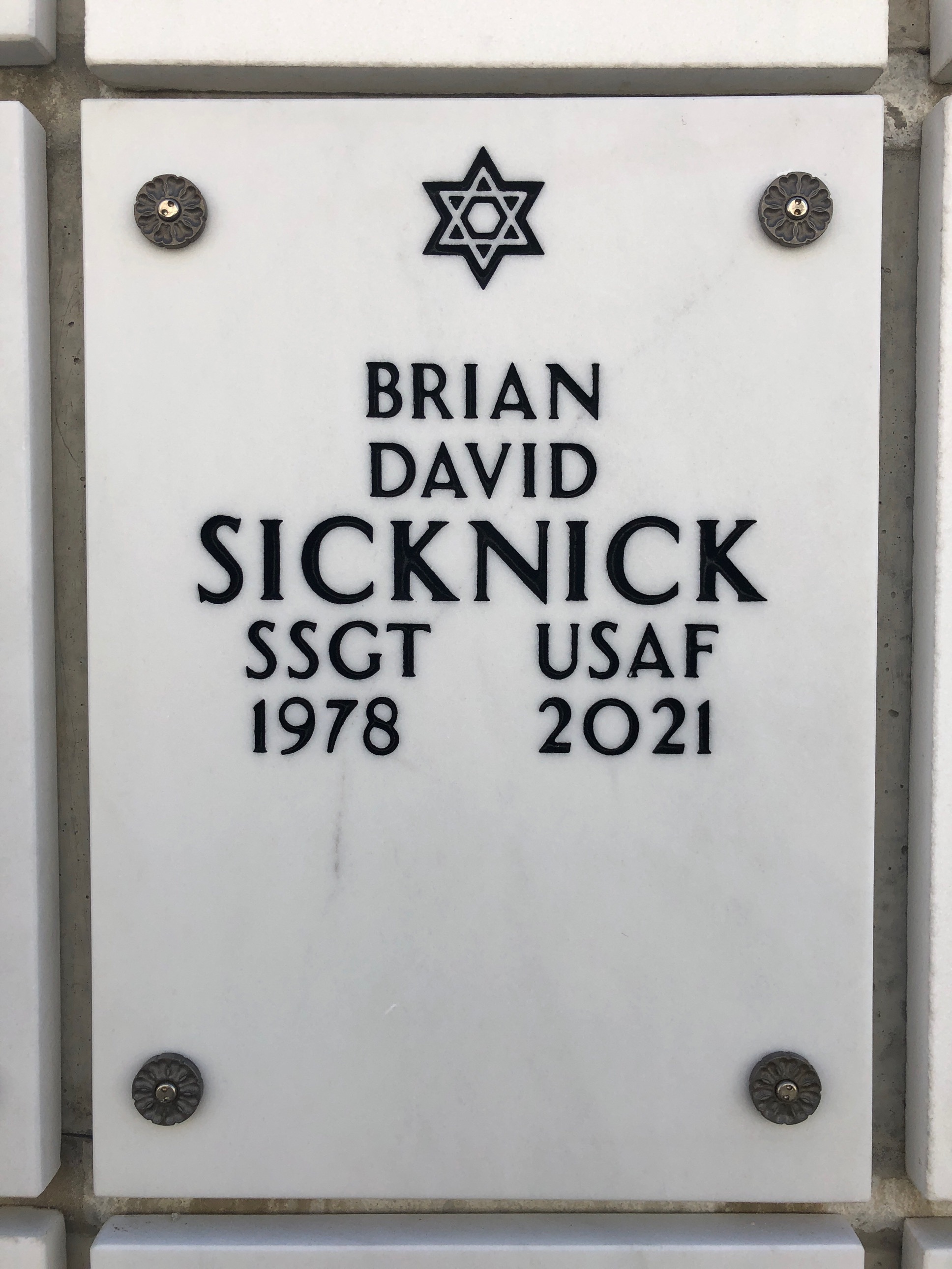 Headstone of Brian Sicknick