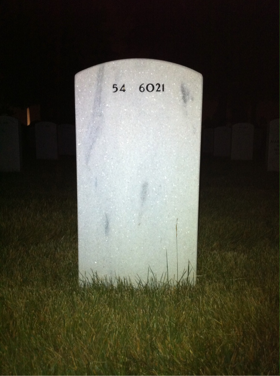 Back of headstone — Richard Stewart