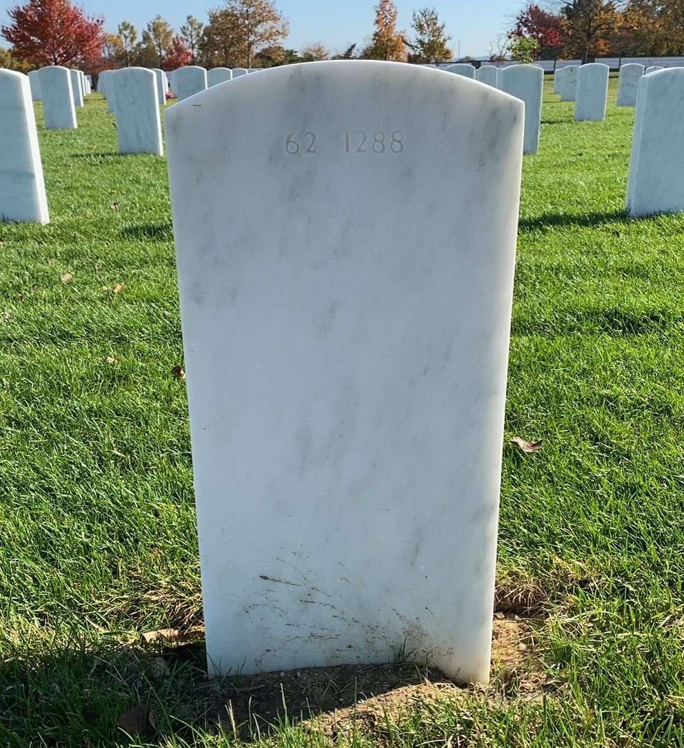 Back of headstone — Wayne Walter Santos