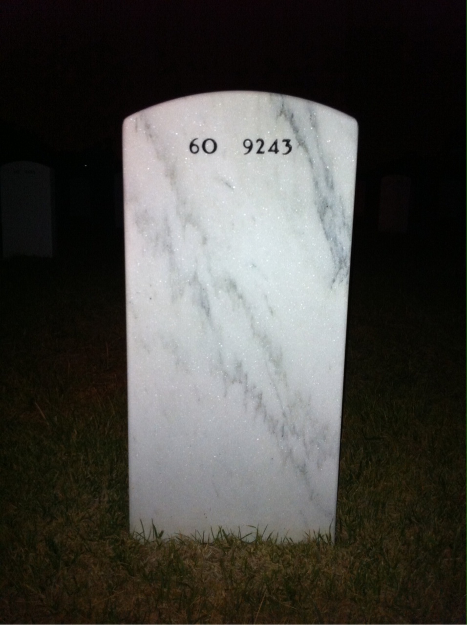 Back of headstone — Roger Bean