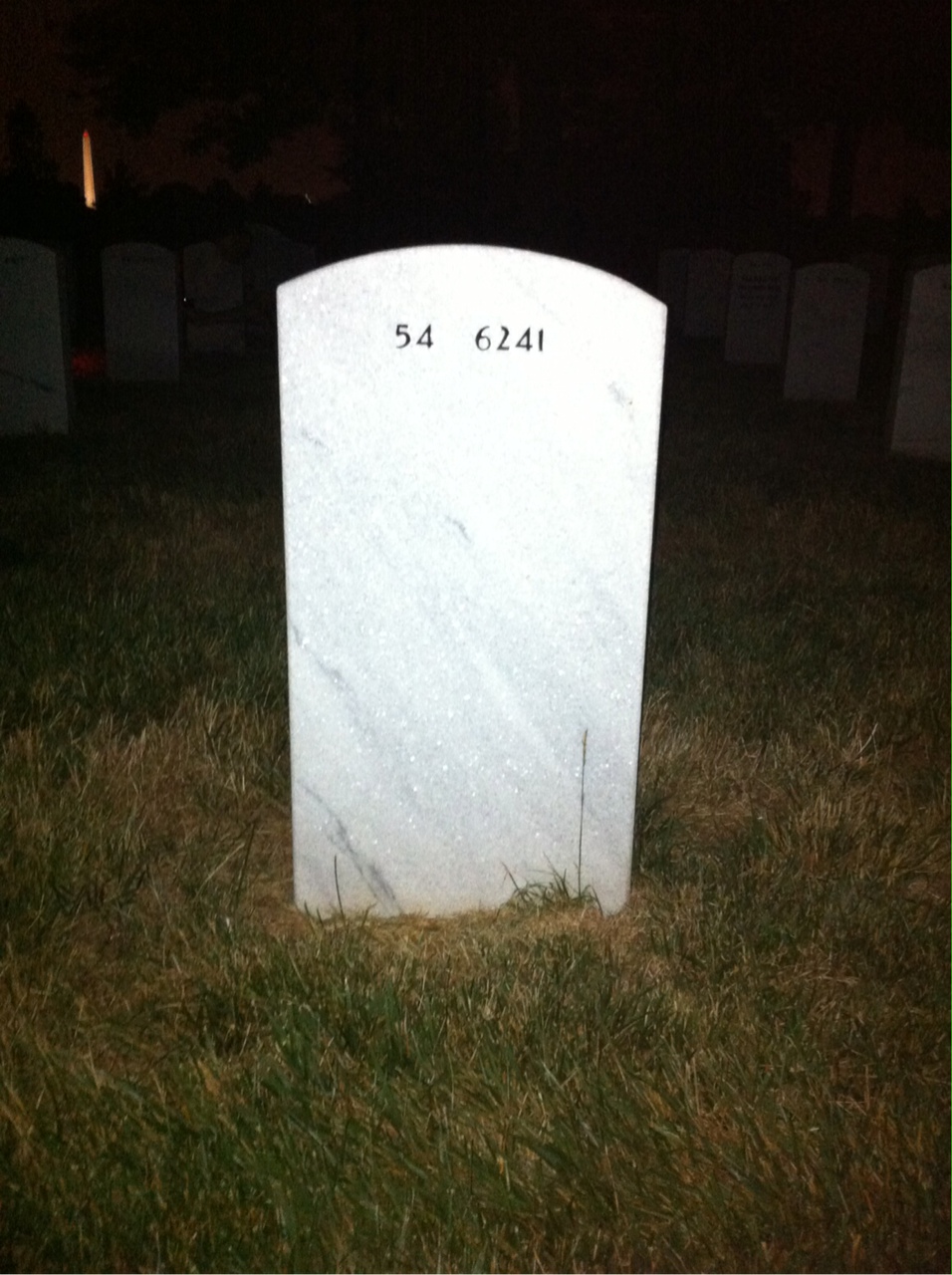 Back of headstone — Anthony Grdinich