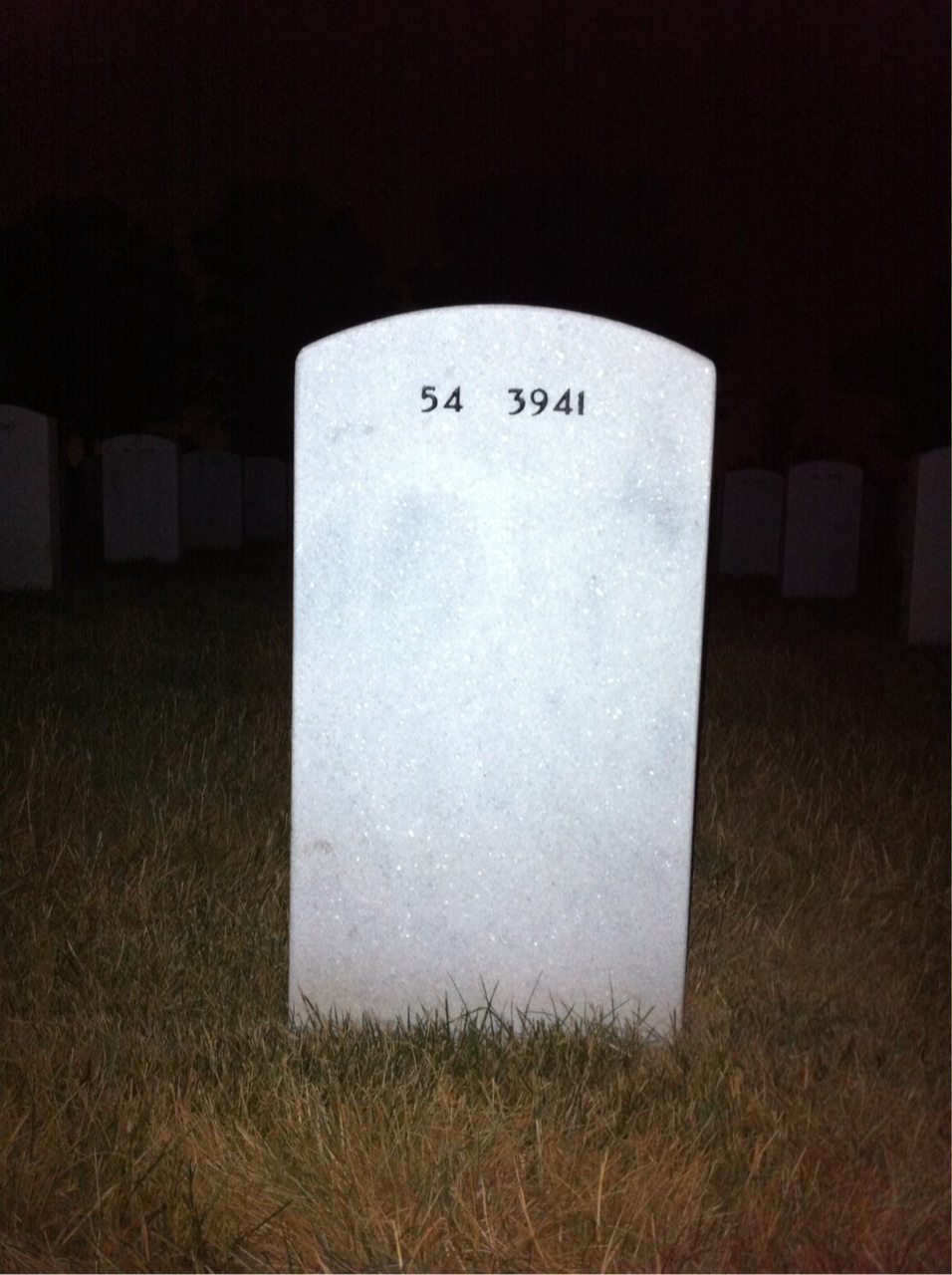 Back of headstone — Marvin Pratt