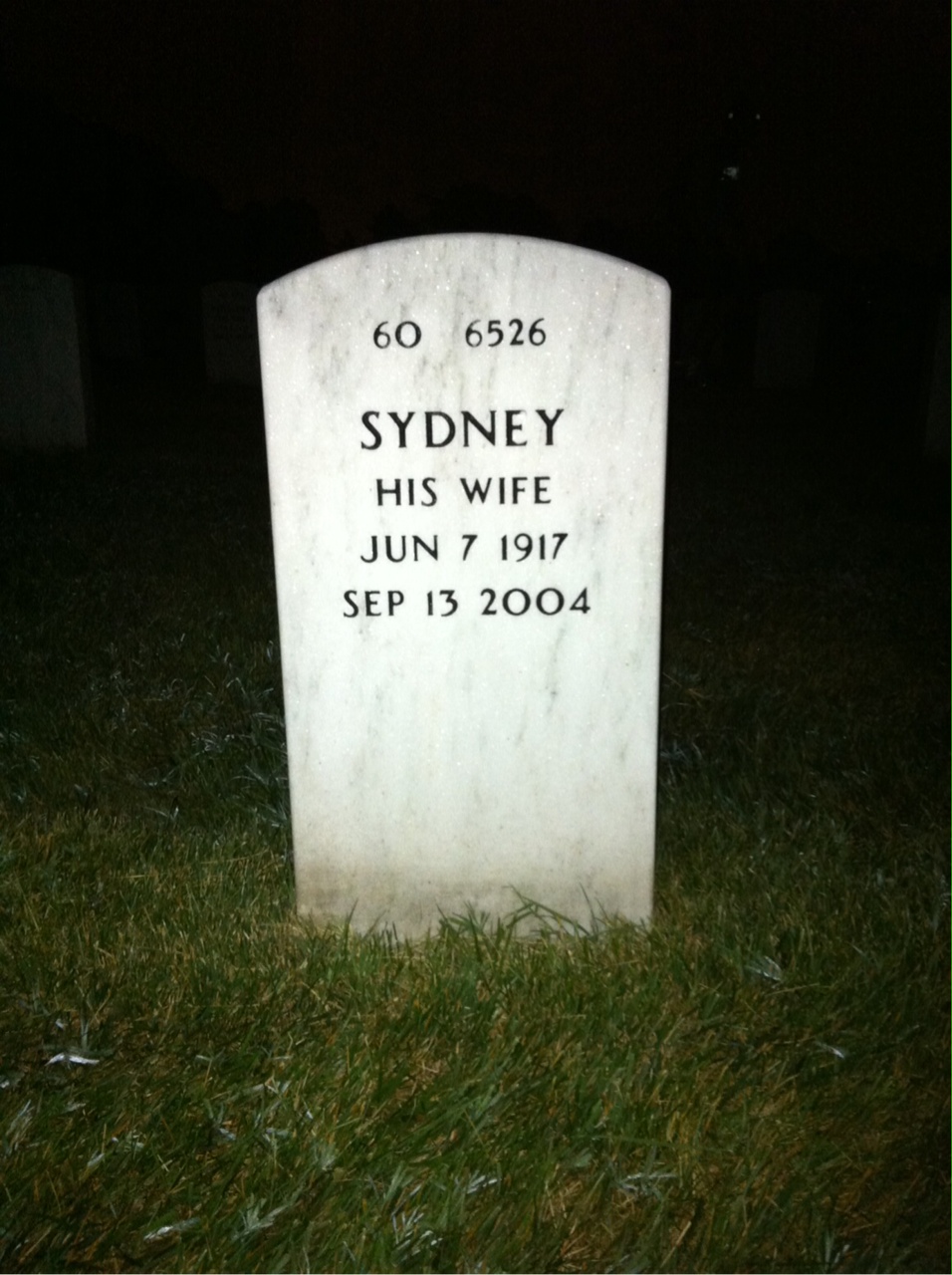 Back of headstone — Ivan Frendo