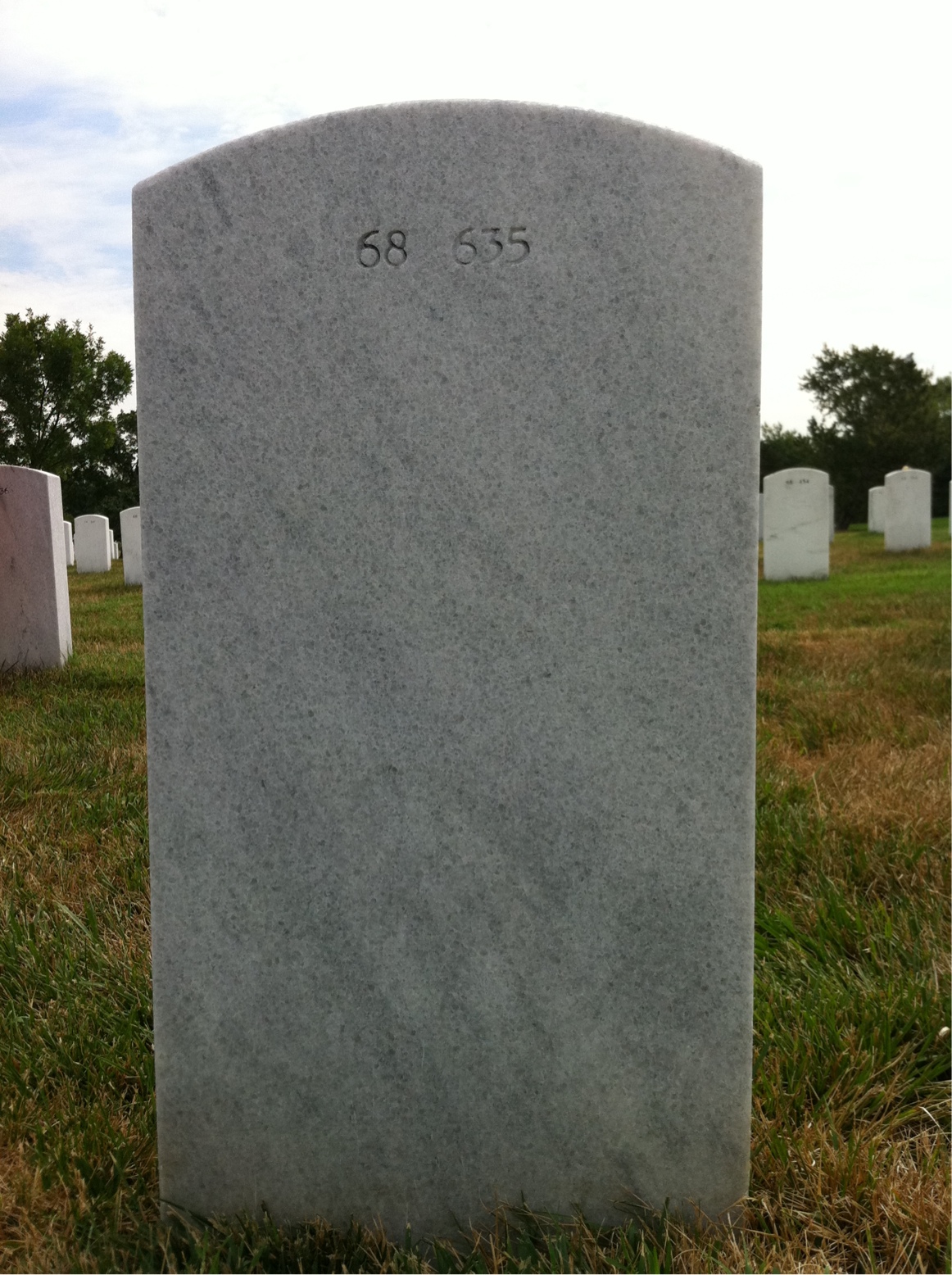 Back of headstone — John Luykx