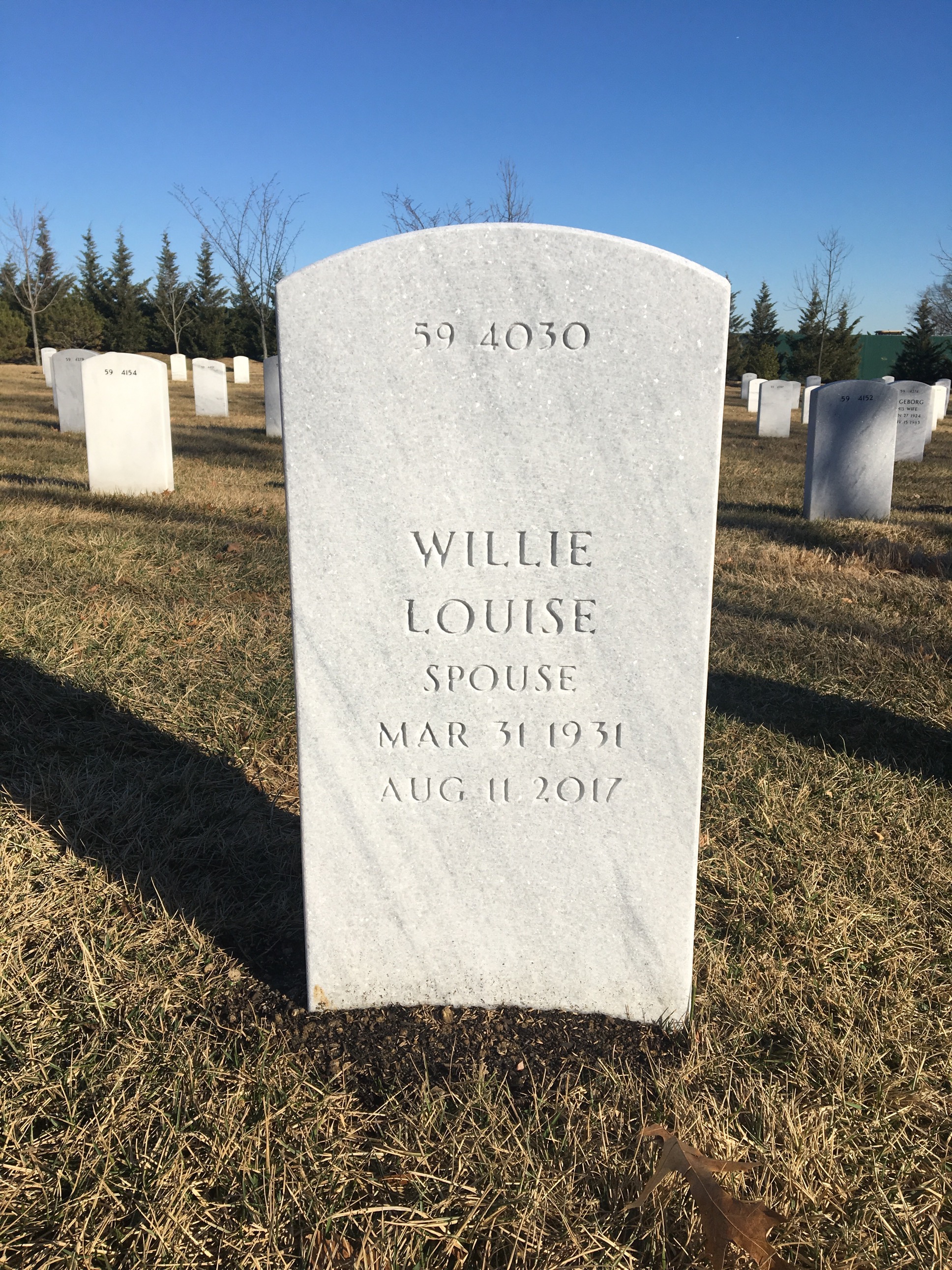 Back of headstone — Julius Crocker