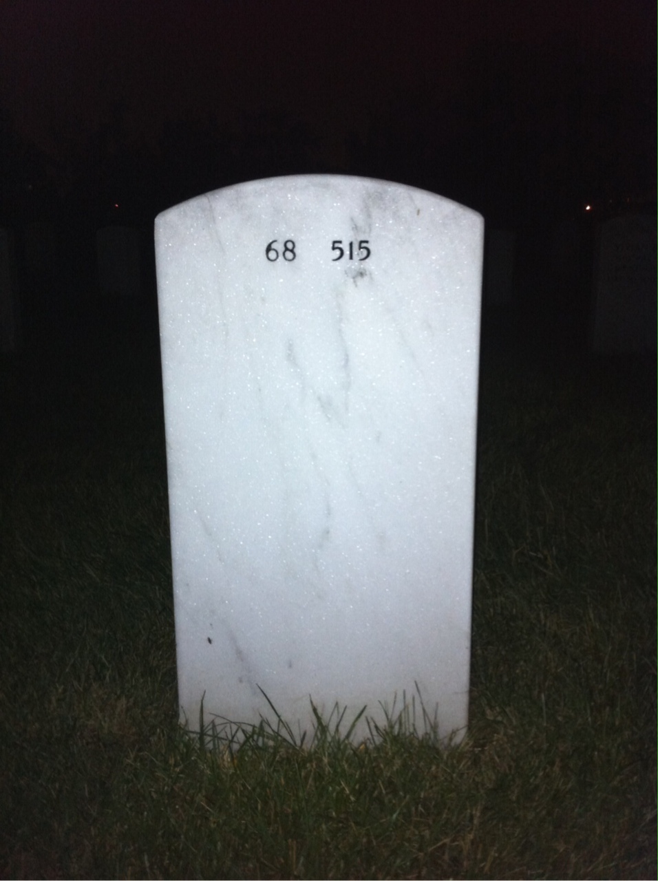 Back of headstone — Edward Murach