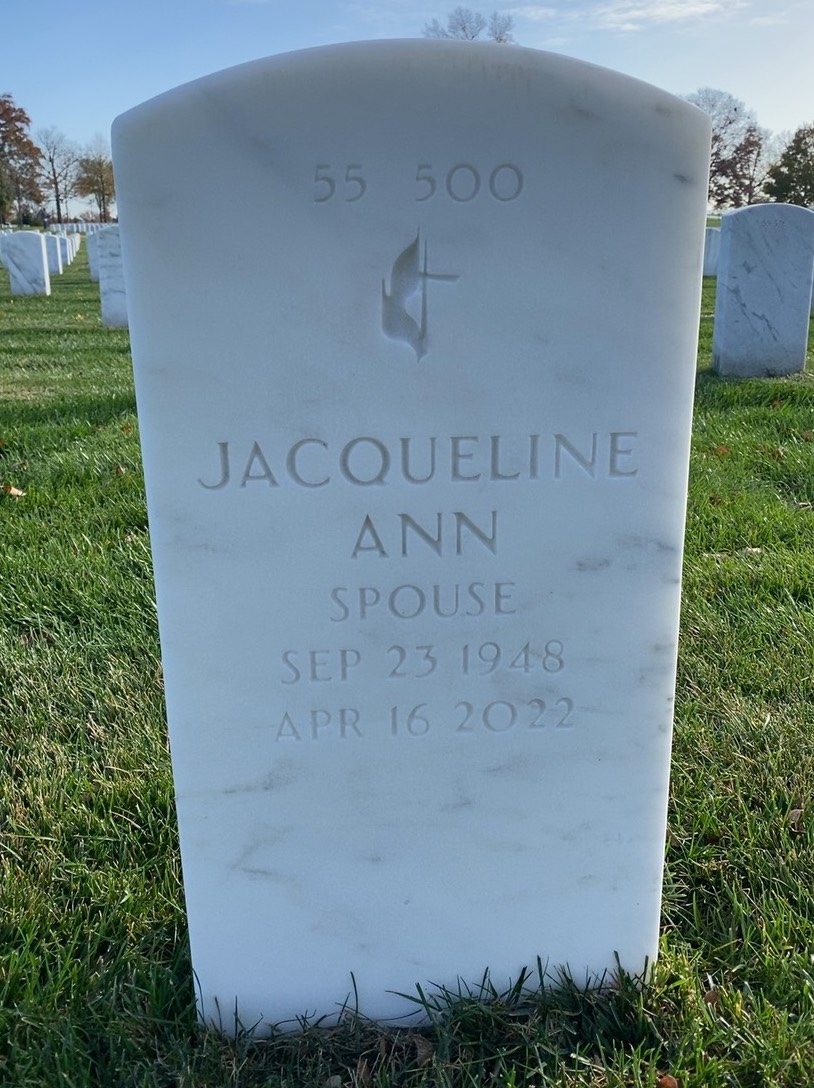 Back of headstone — Dennis W Cralley