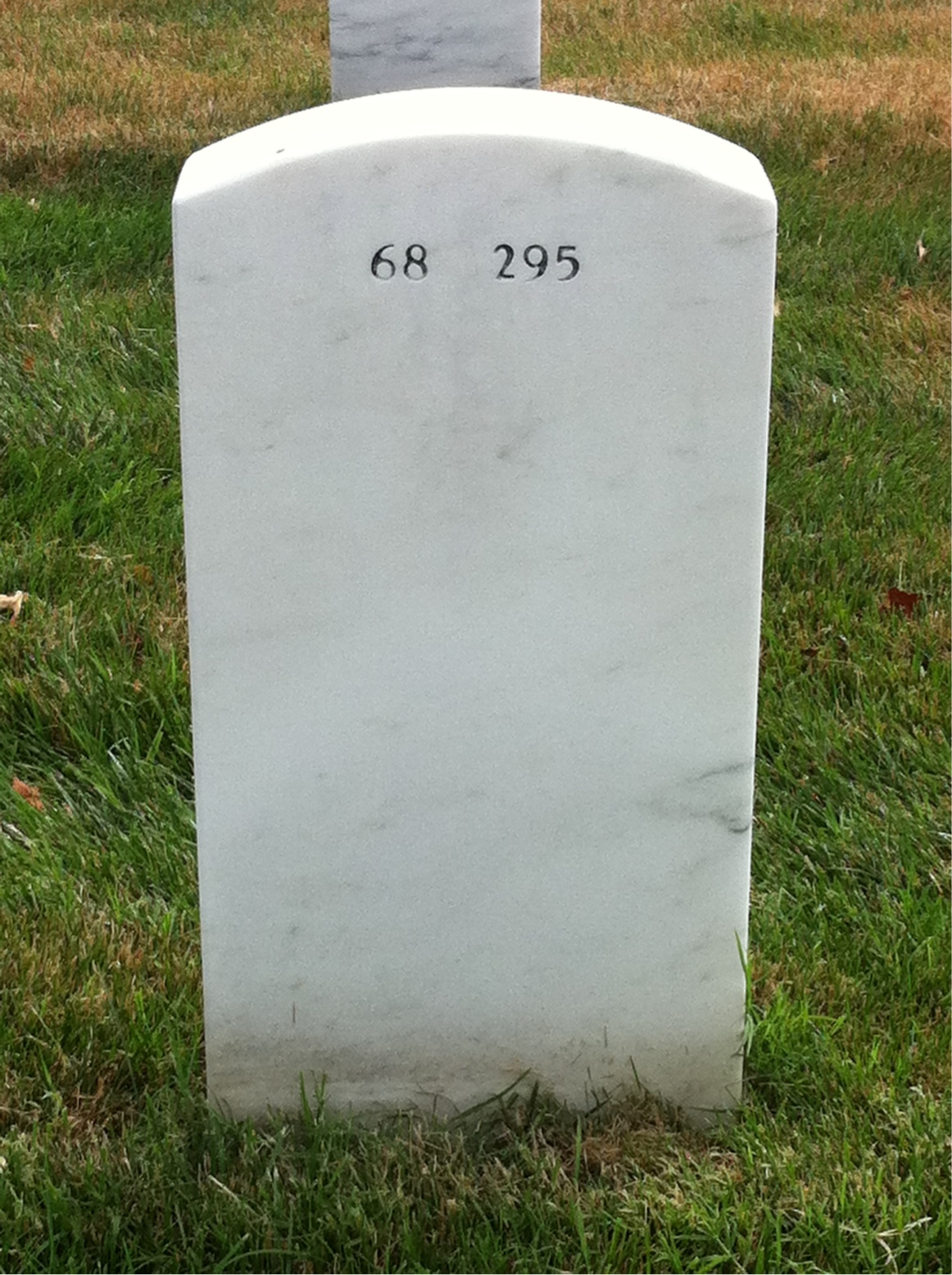 Back of headstone — Edmund Ewalt