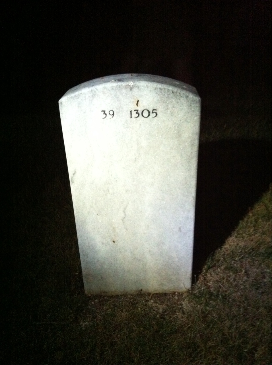 Back of headstone — Jennifer Morris