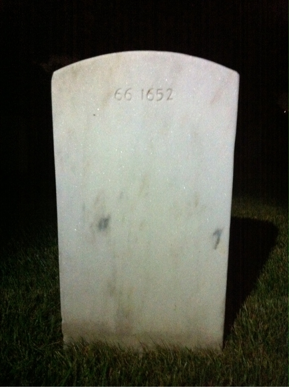 Back of headstone — Timothy E Kelly
