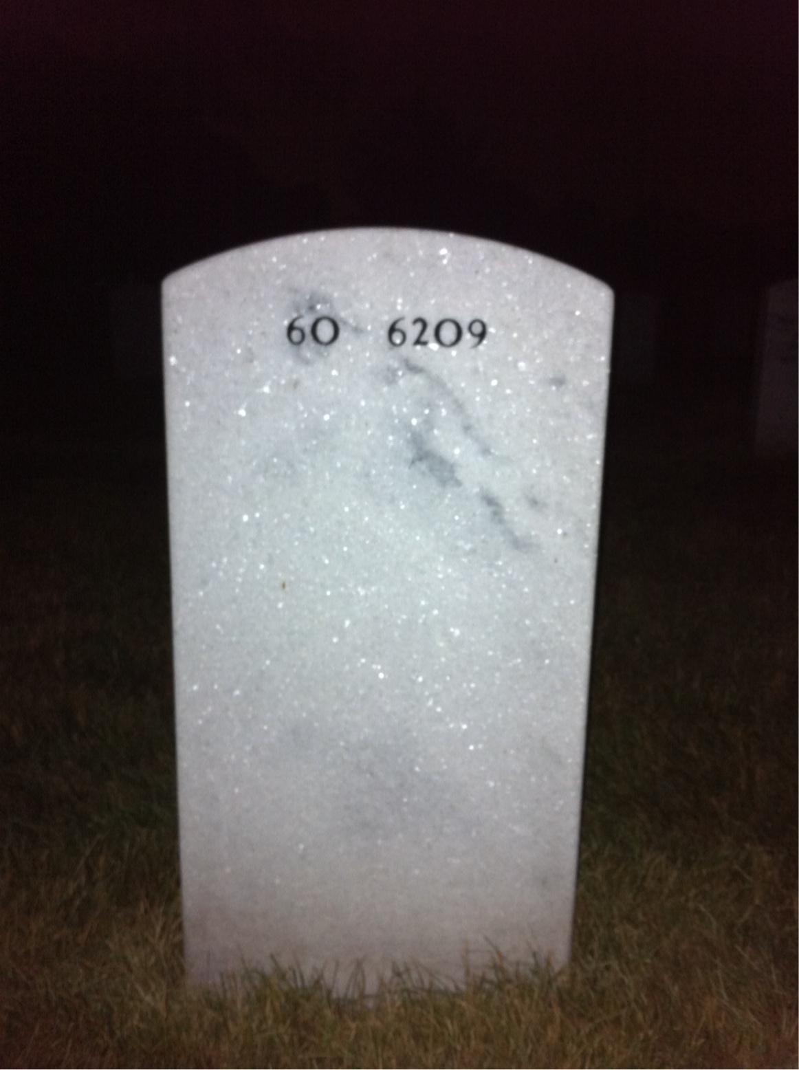 Back of headstone — William Bentley