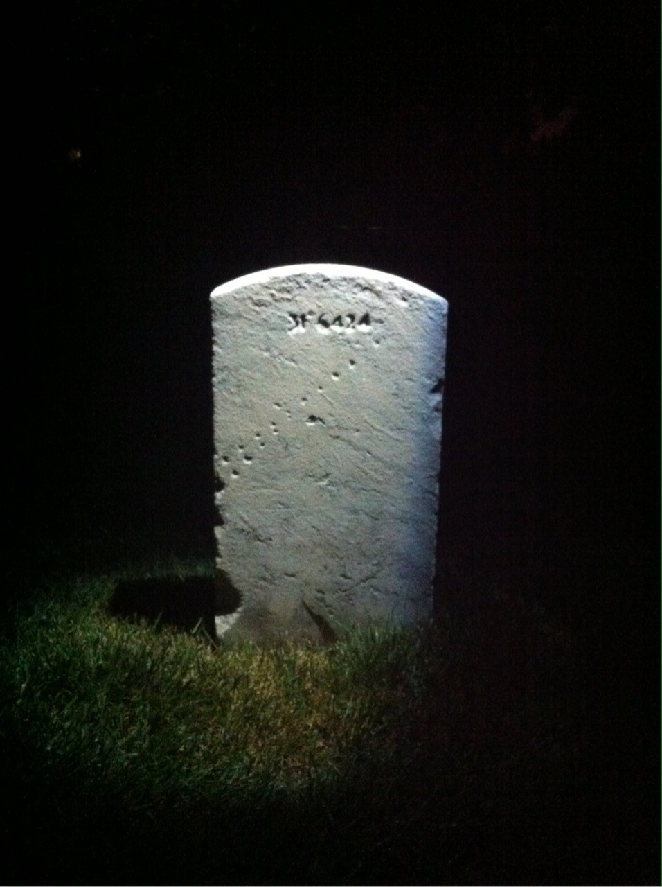Back of headstone — Clifton Ball
