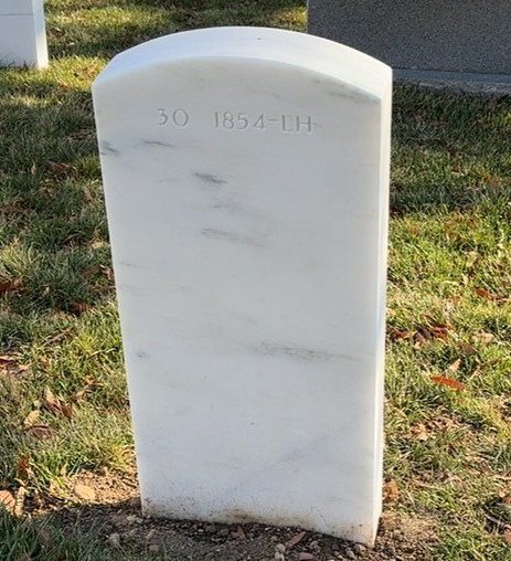 Back of headstone — Lawrence Murphy