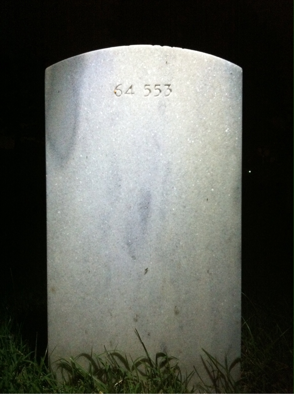 Back of headstone — Carmen Pavlicko