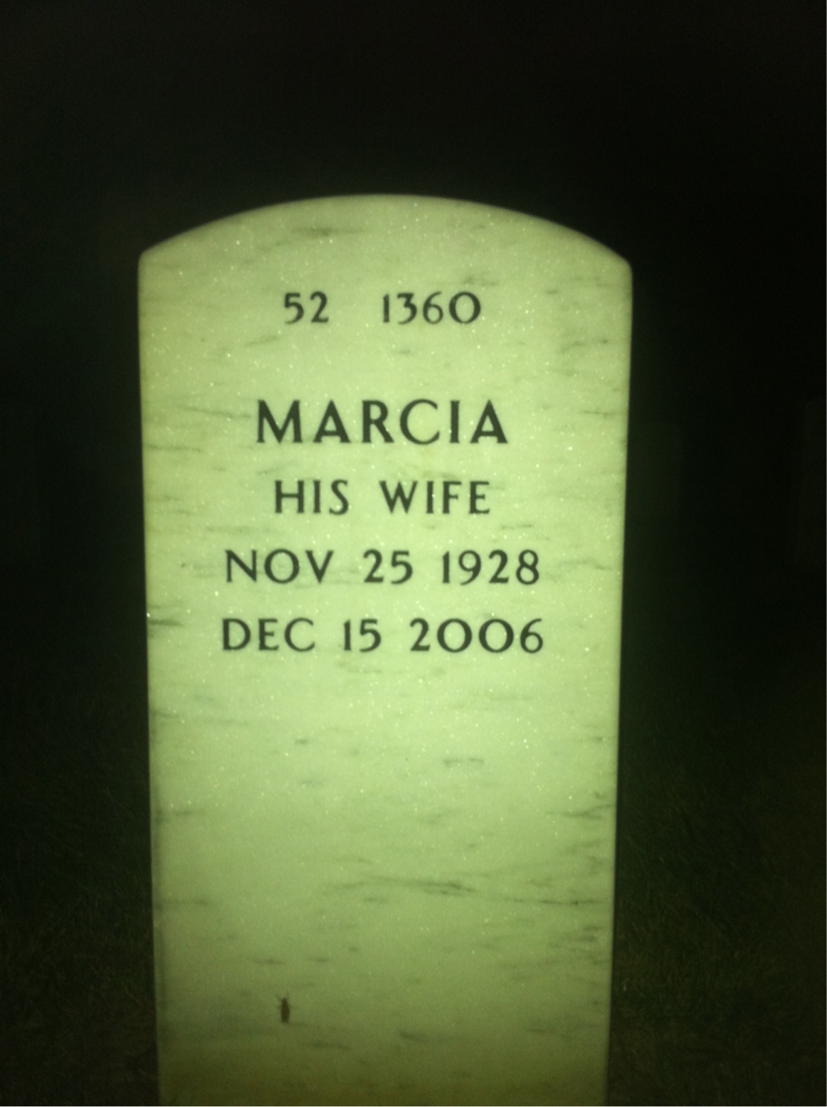 Back of headstone — John Gillespie