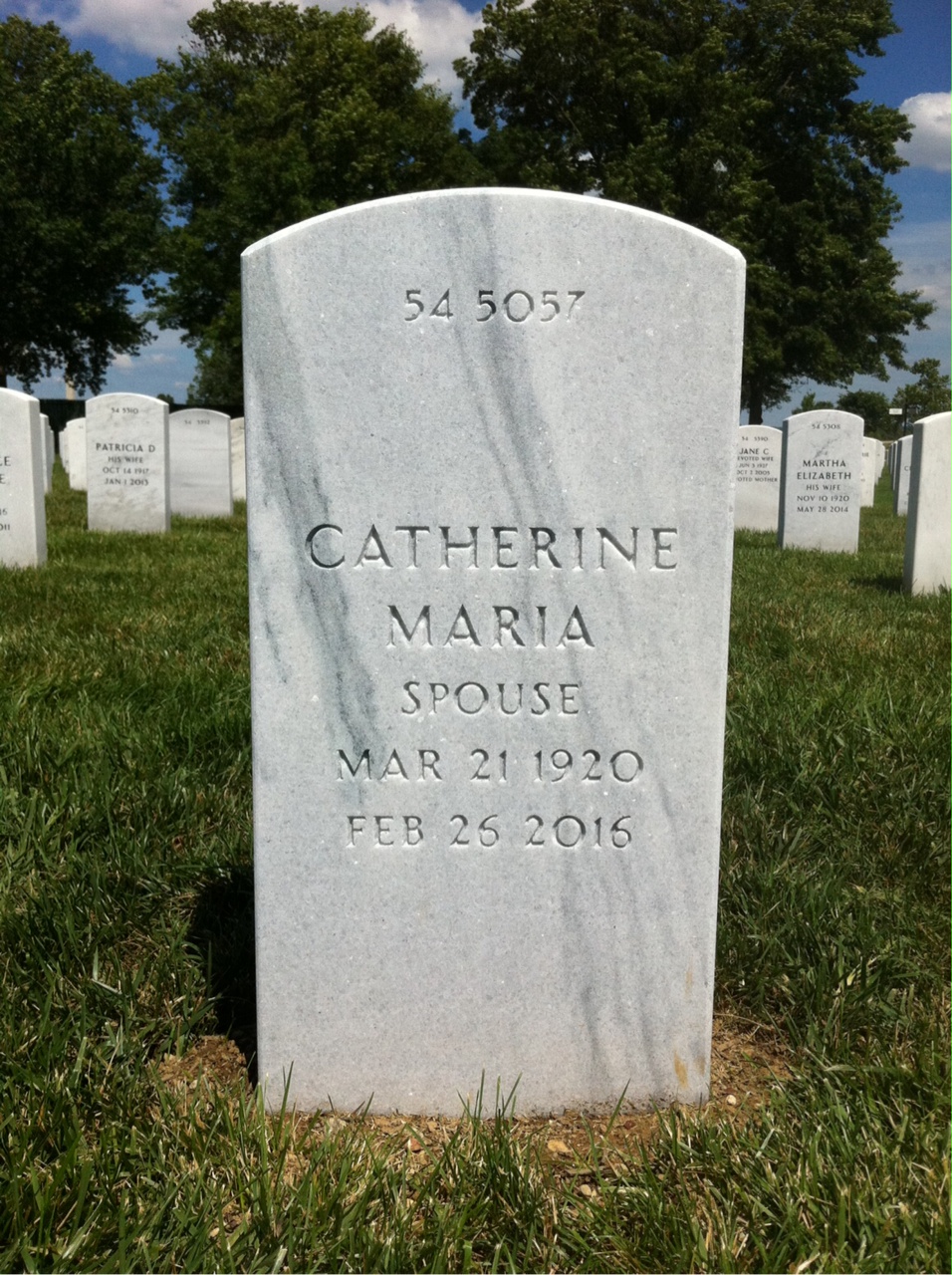 Back of headstone — John Kelly