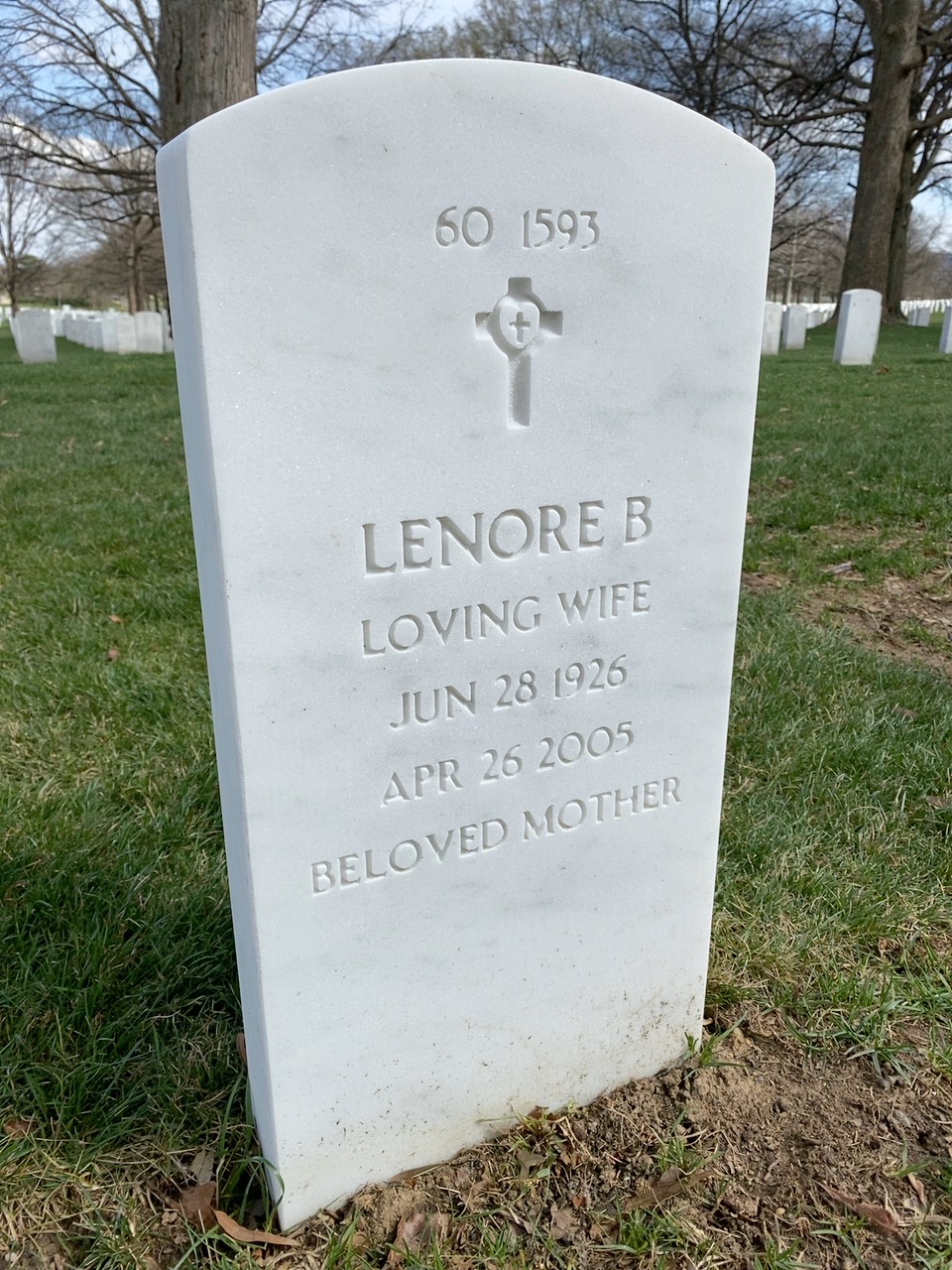 Back of headstone — Stanley Wojciechowski