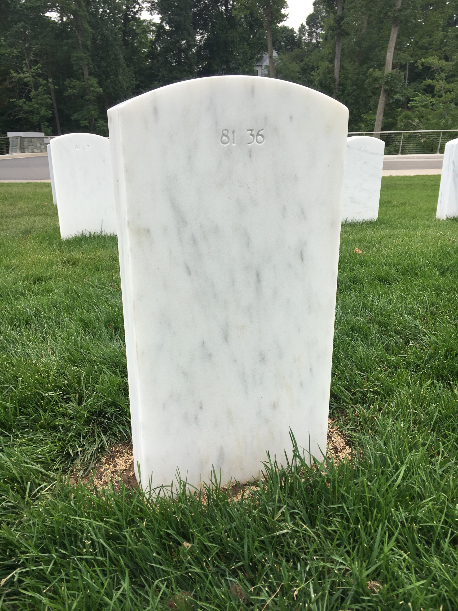 Back of headstone — Earl Berg