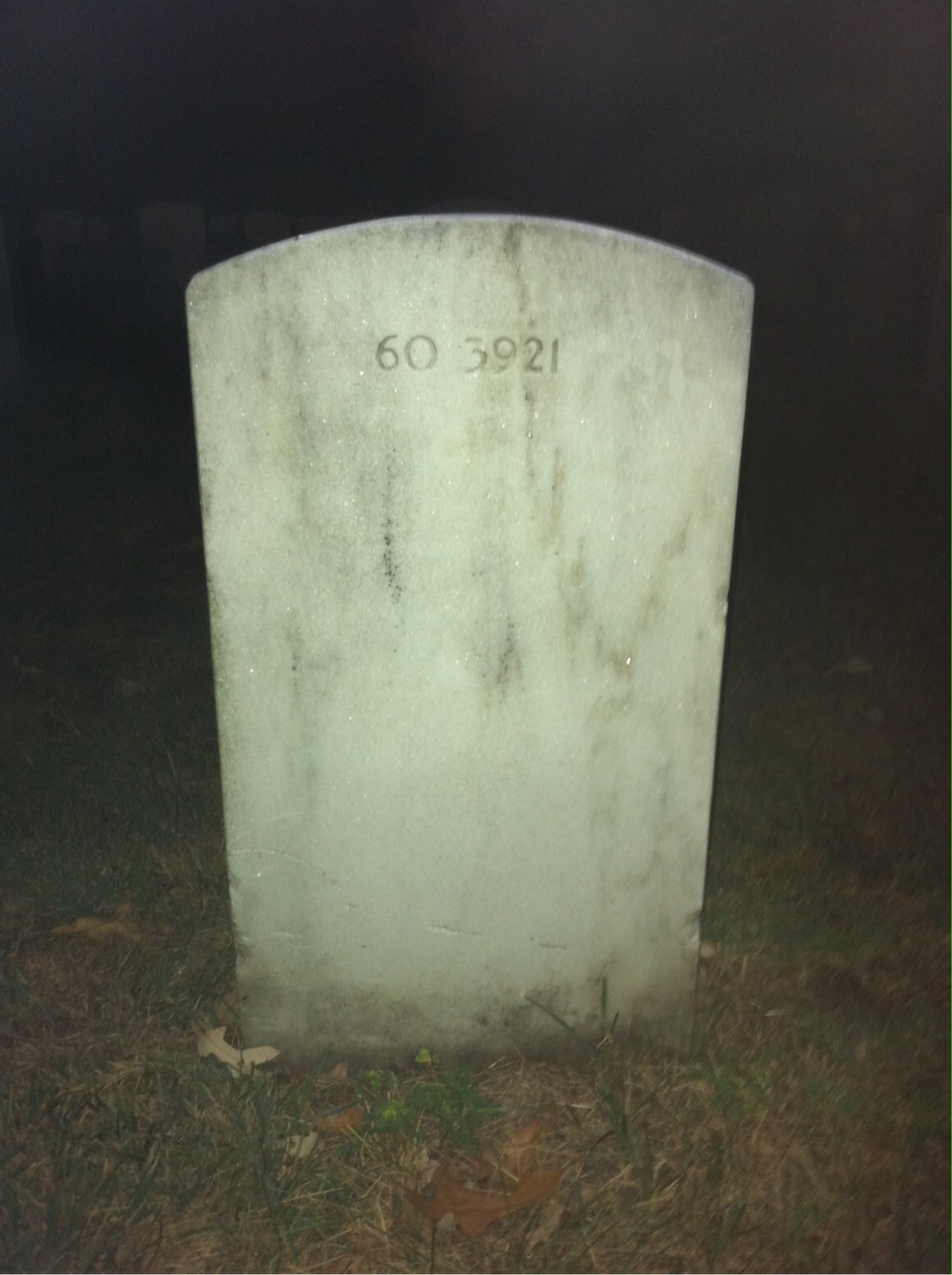 Back of headstone — Robert Alexander