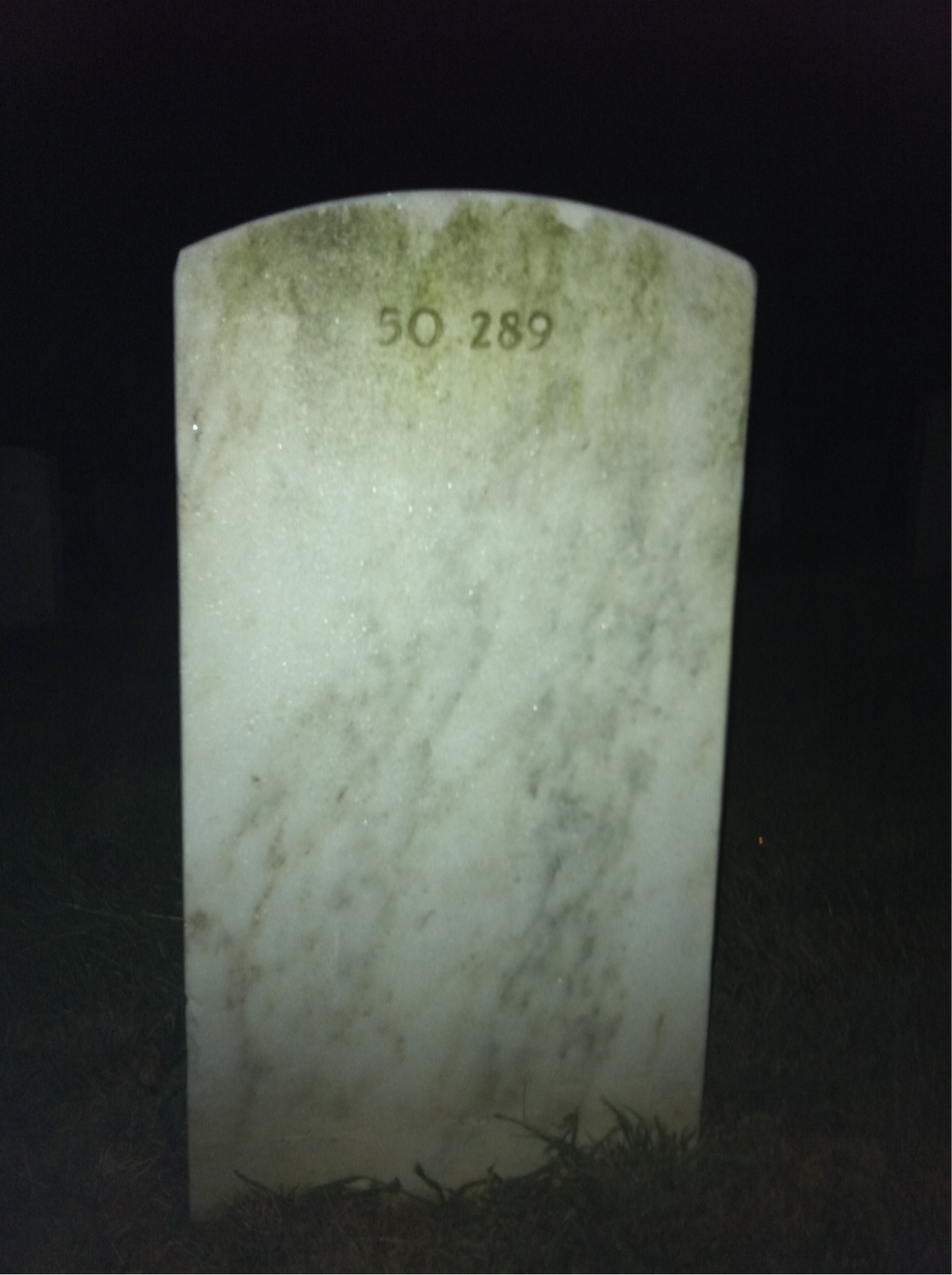 Back of headstone — Frank Bankiewicz