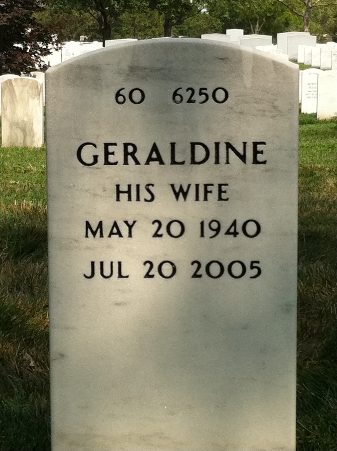 Back of headstone — Willie Tittle