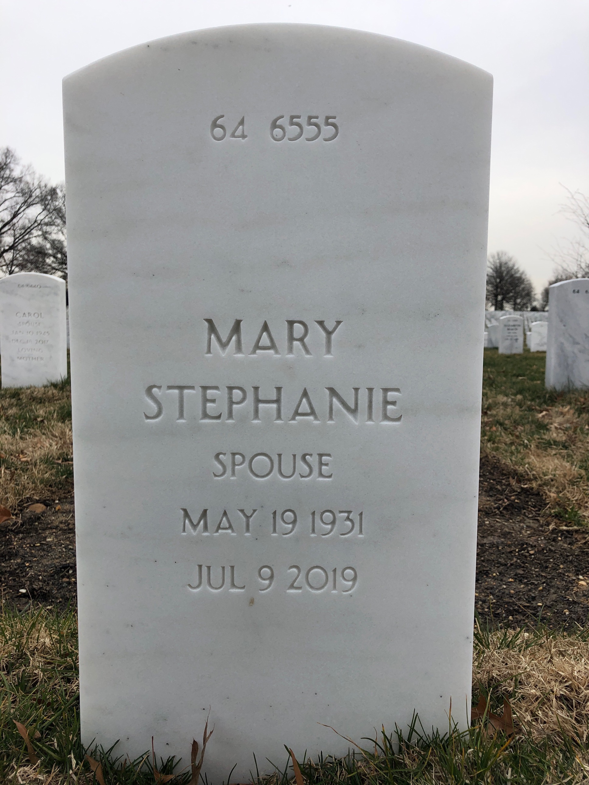Back of headstone — Matej Marohnic