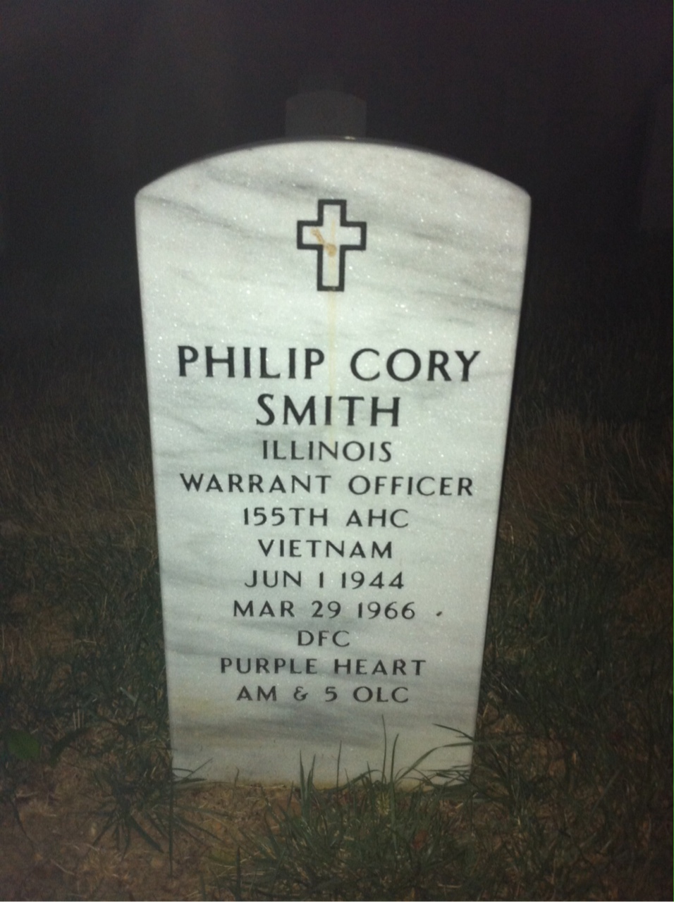 Headstone of Philip Cory Smith