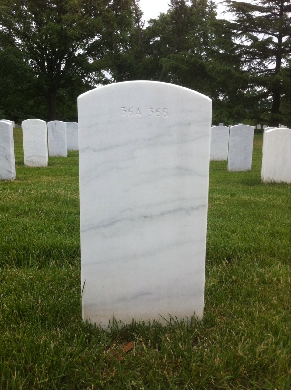 Back of headstone — Thomas Bass
