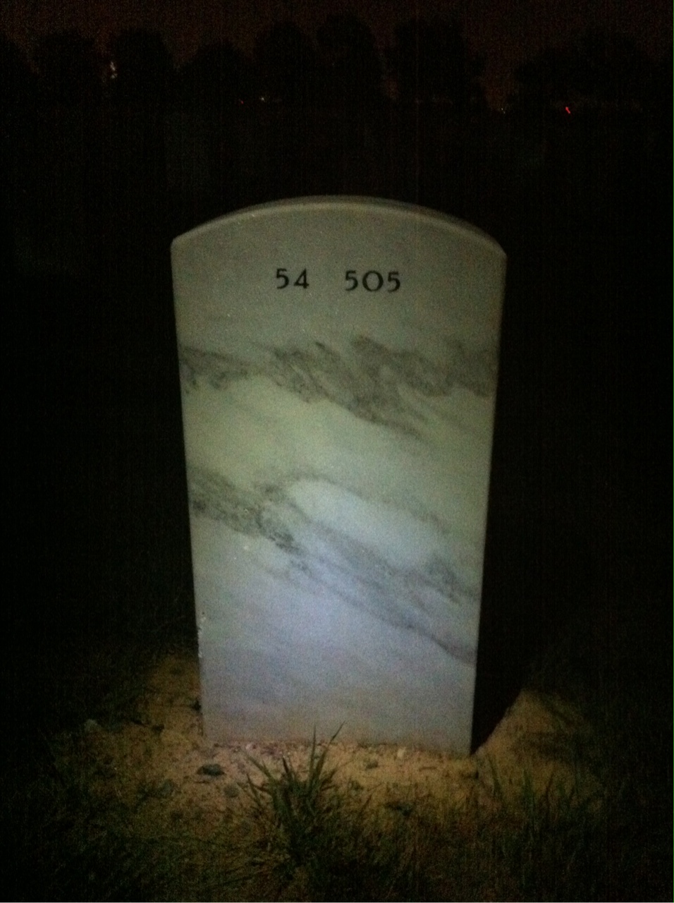 Back of headstone — Henry Wetherington