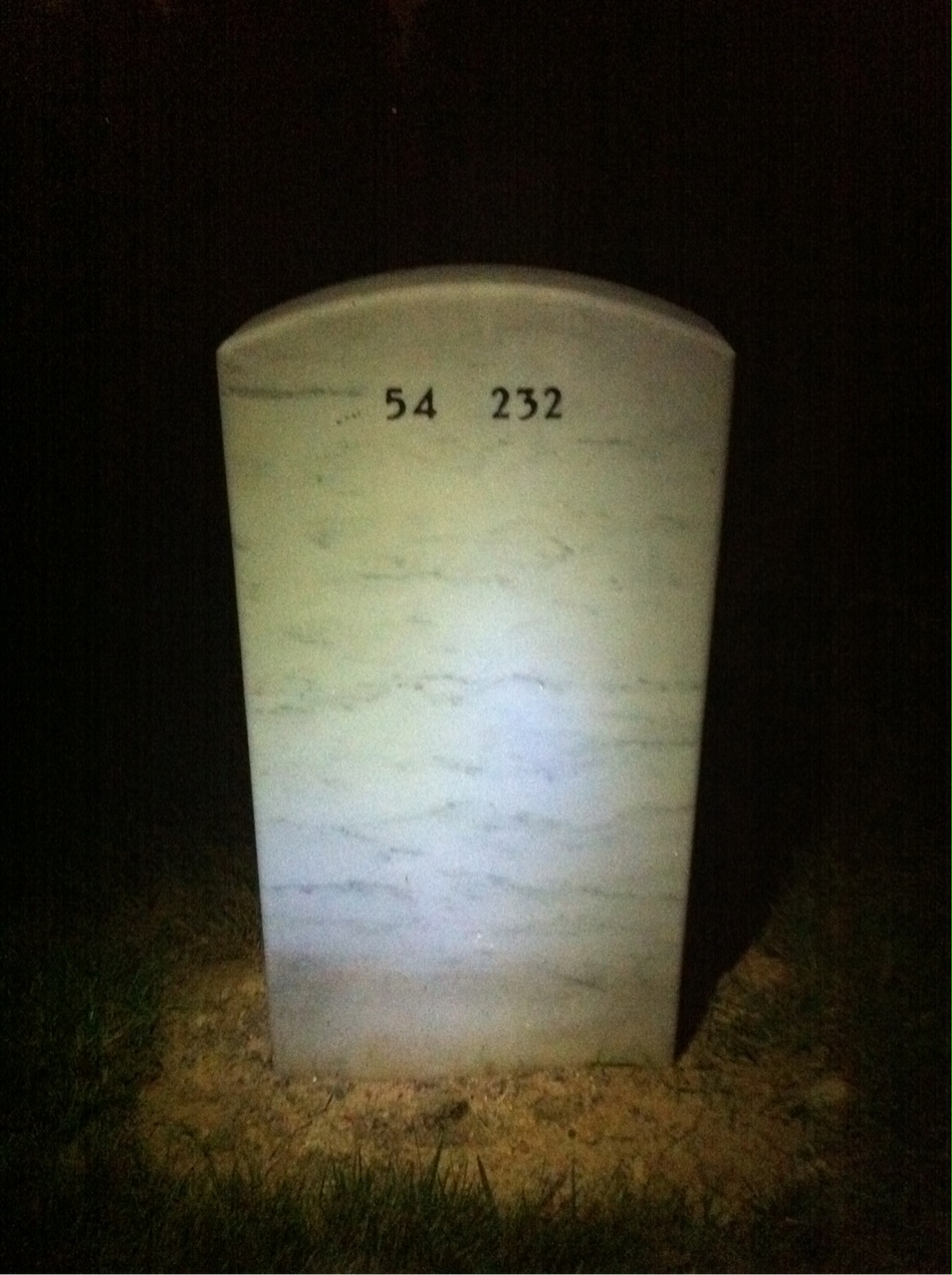 Back of headstone — Paul Hacker