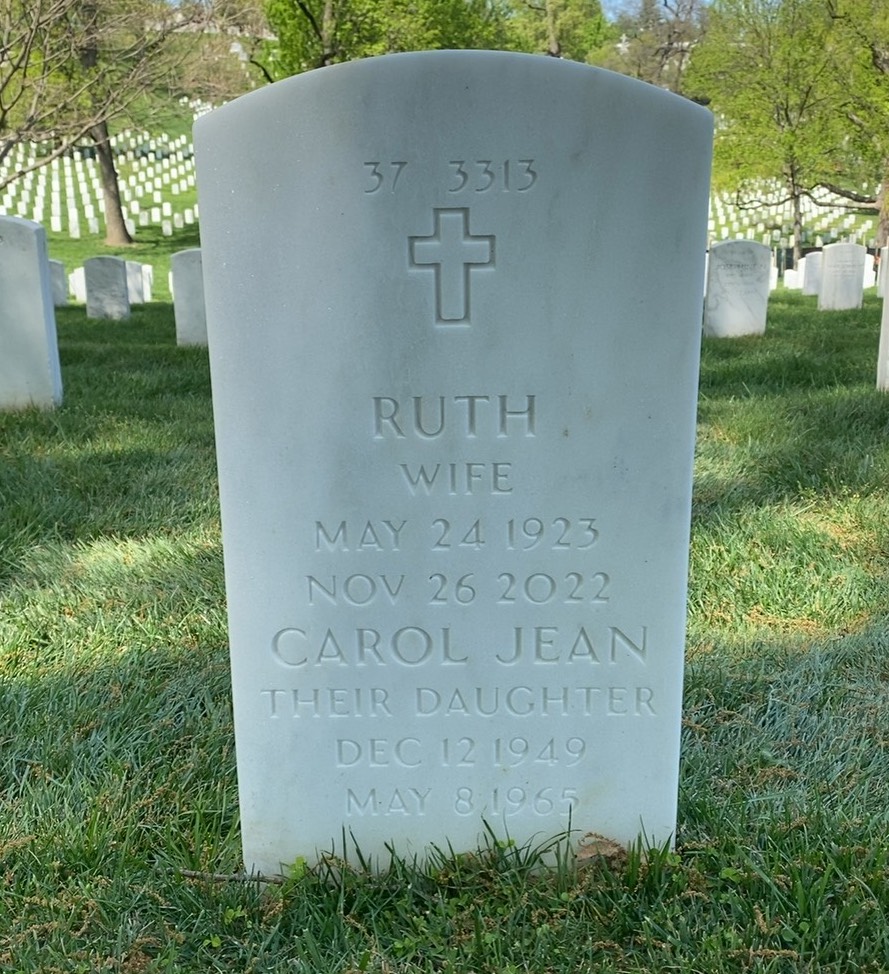 Back of headstone — Lynn Atwood