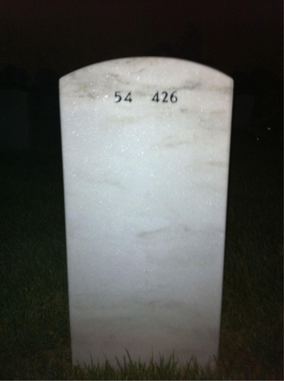 Back of headstone — Robert Schmidt