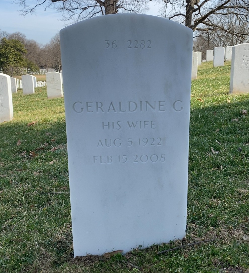 Back of headstone — George Idlett