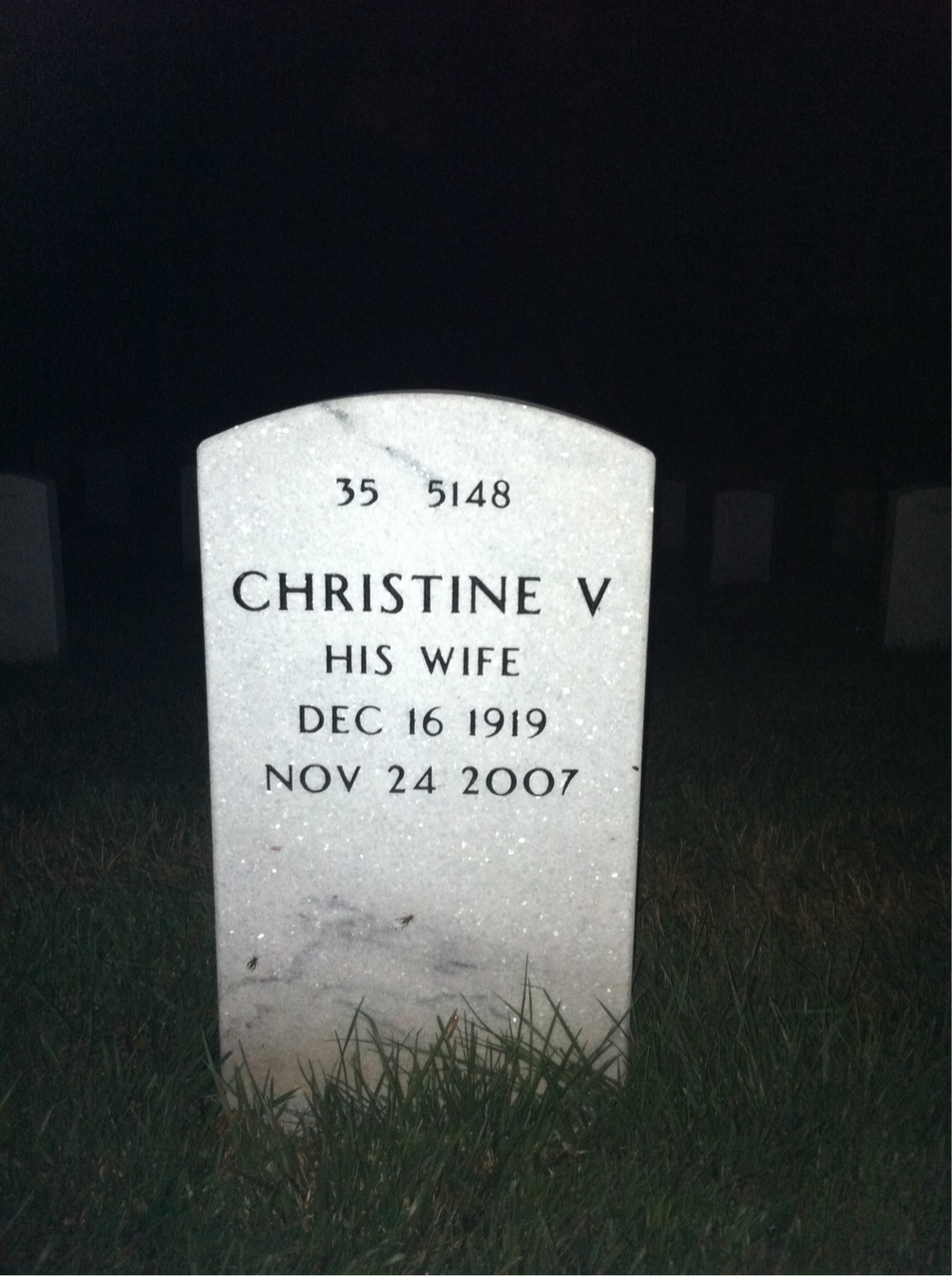 Back of headstone — John Swartwout