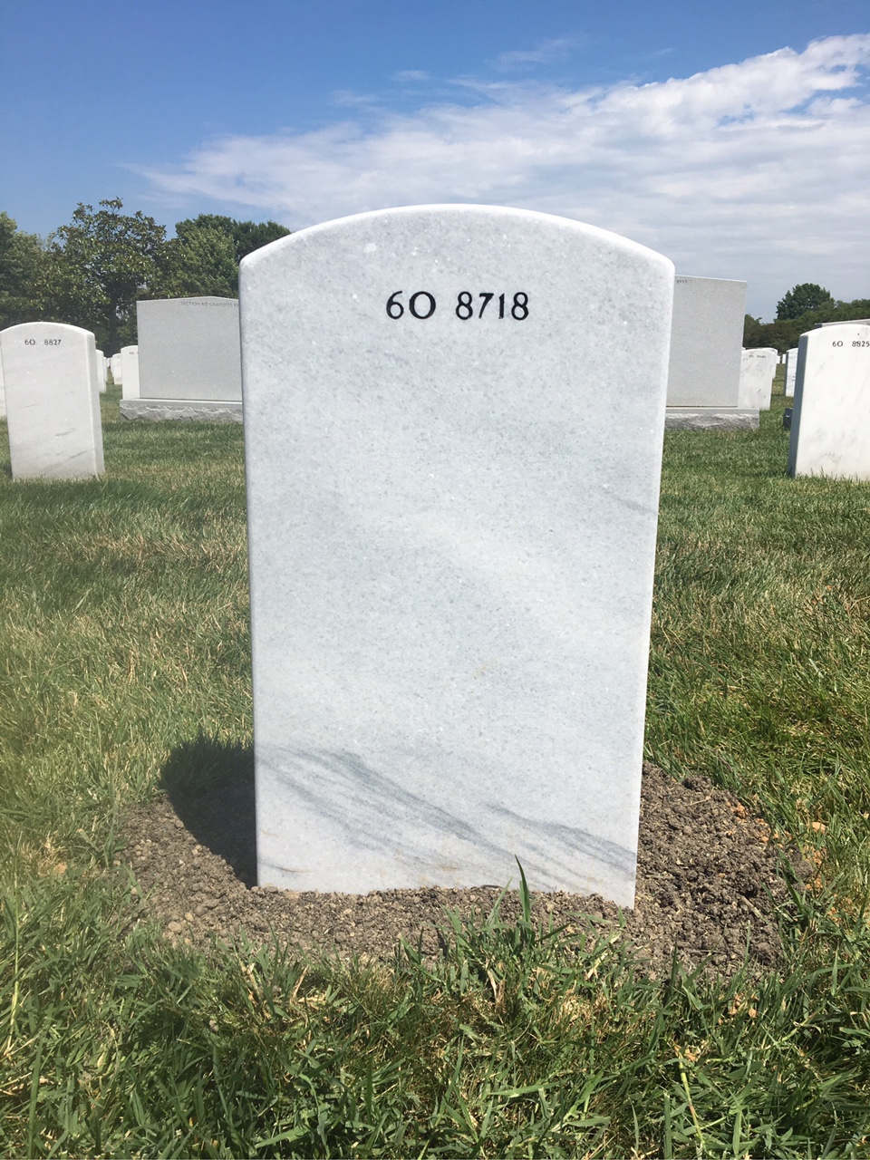 Back of headstone — Christopher Henderson