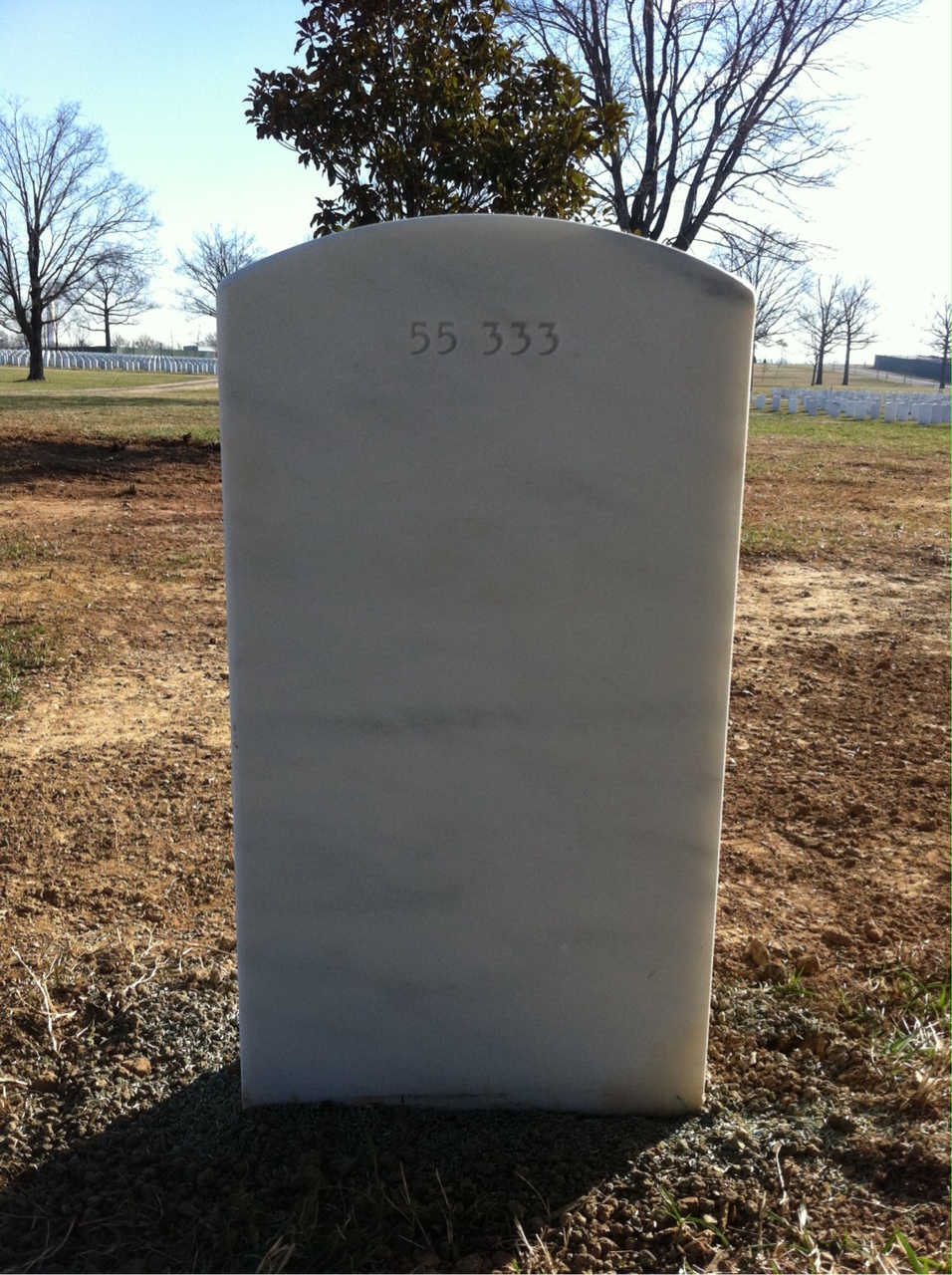 Back of headstone — Timothy A Koons