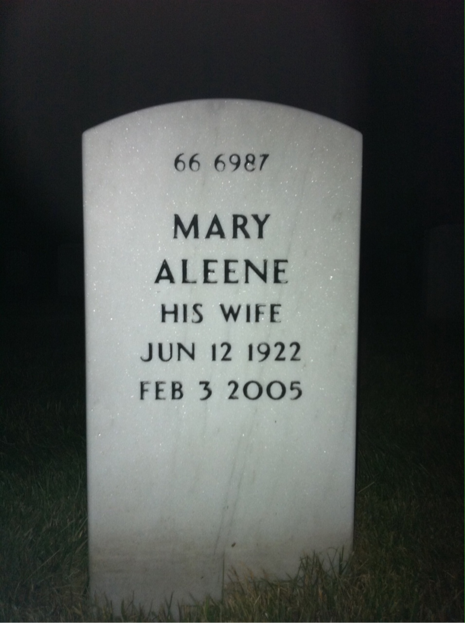 Back of headstone — Edward Miller