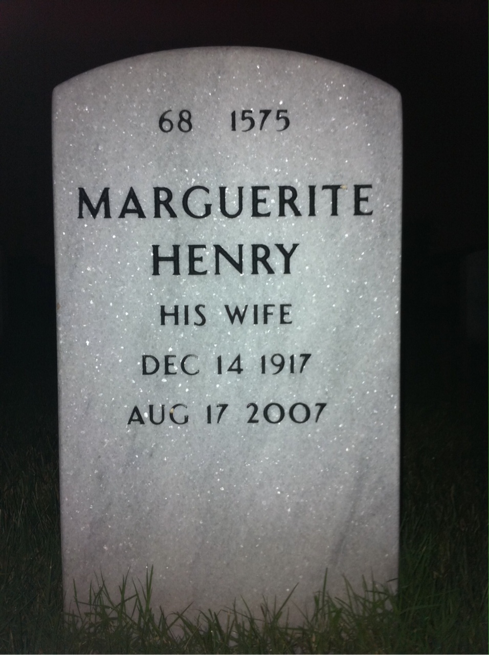 Back of headstone — Carl Kappel