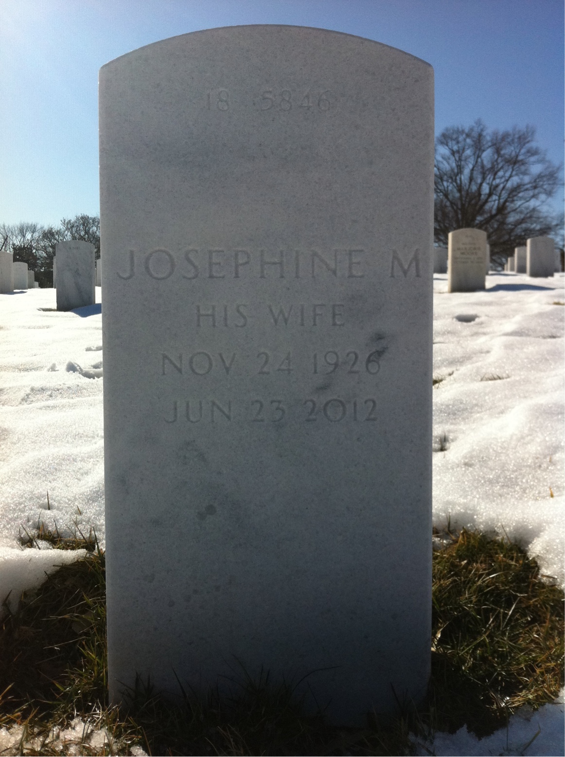 Back of headstone — Ulderigo Teri