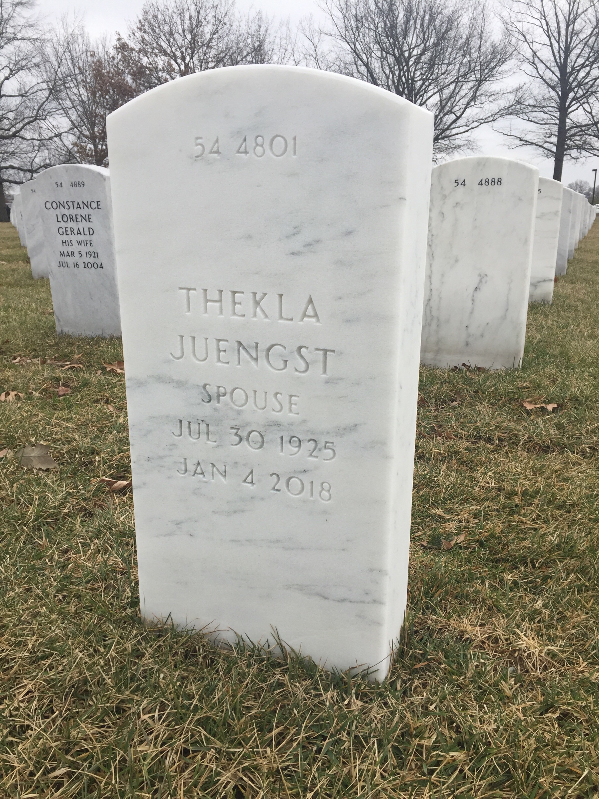 Back of headstone — Robert Bruce