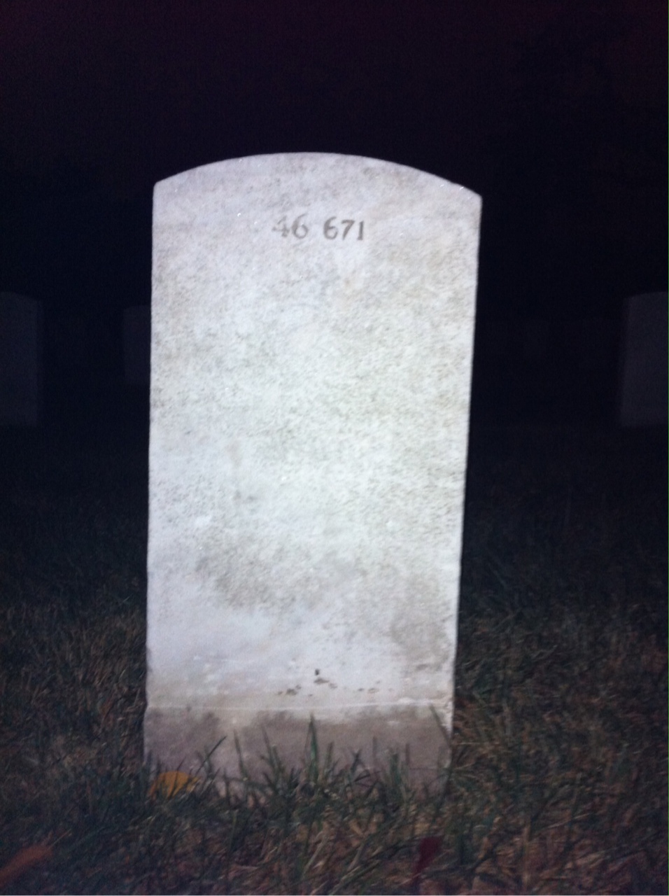 Back of headstone — Peter Hansen