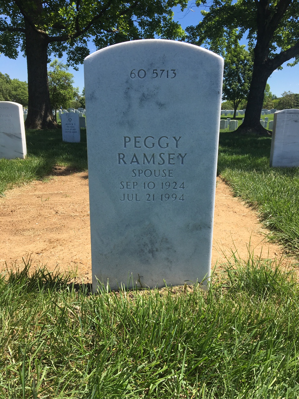 Back of headstone — Thomas Barr