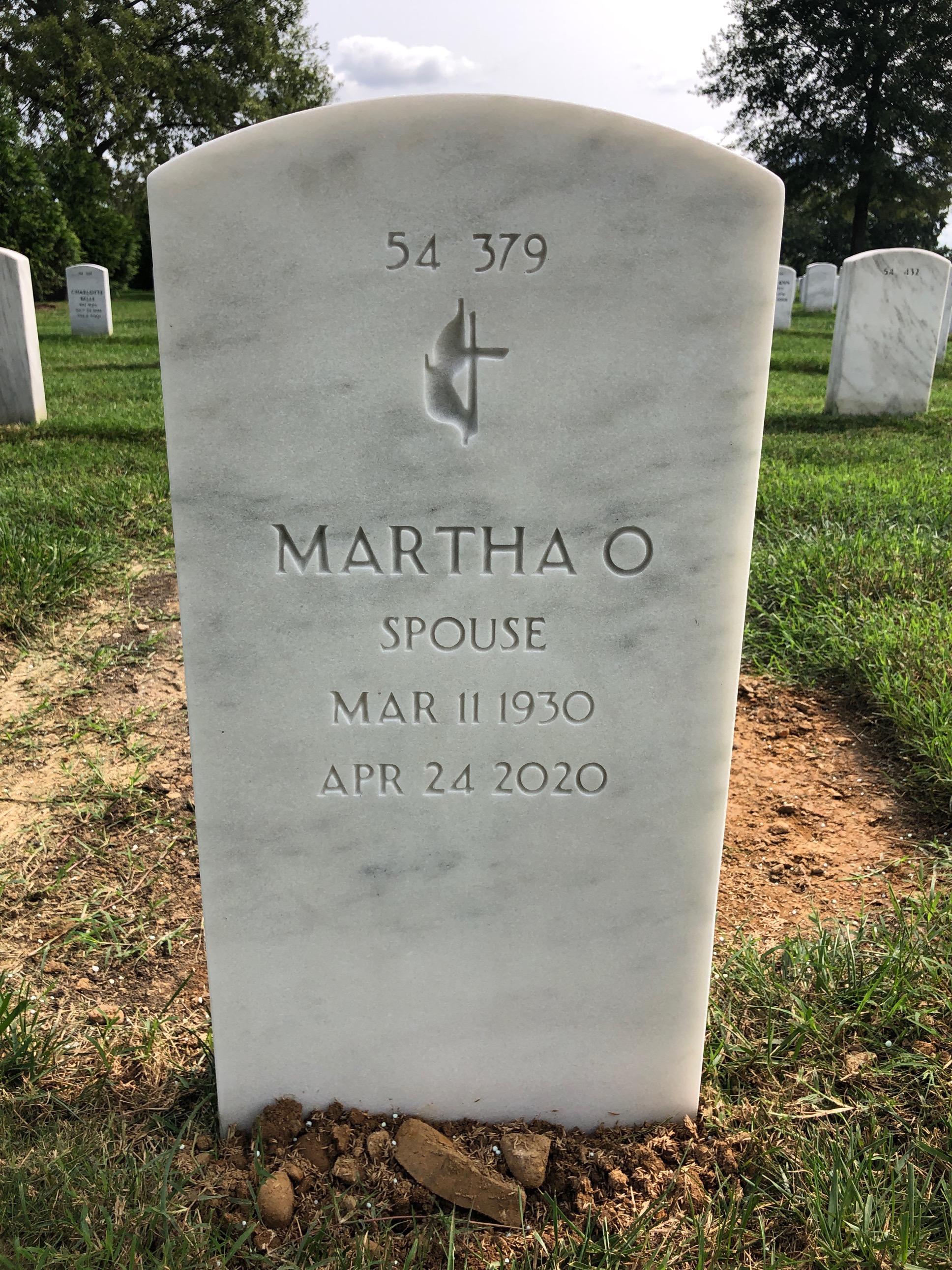 Back of headstone — Andrew Robertson