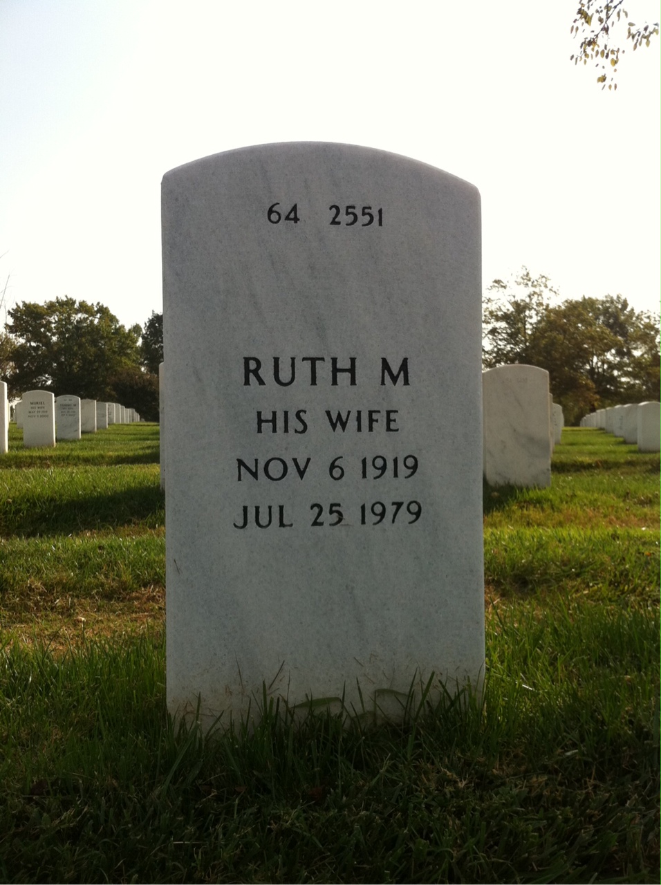 Back of headstone — Robert Aldrich