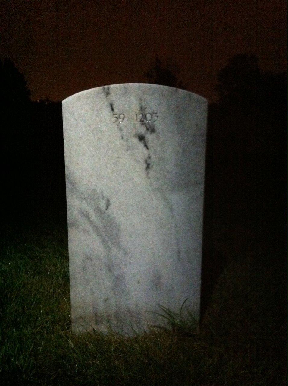 Back of headstone — Stanley Victor Kuliga