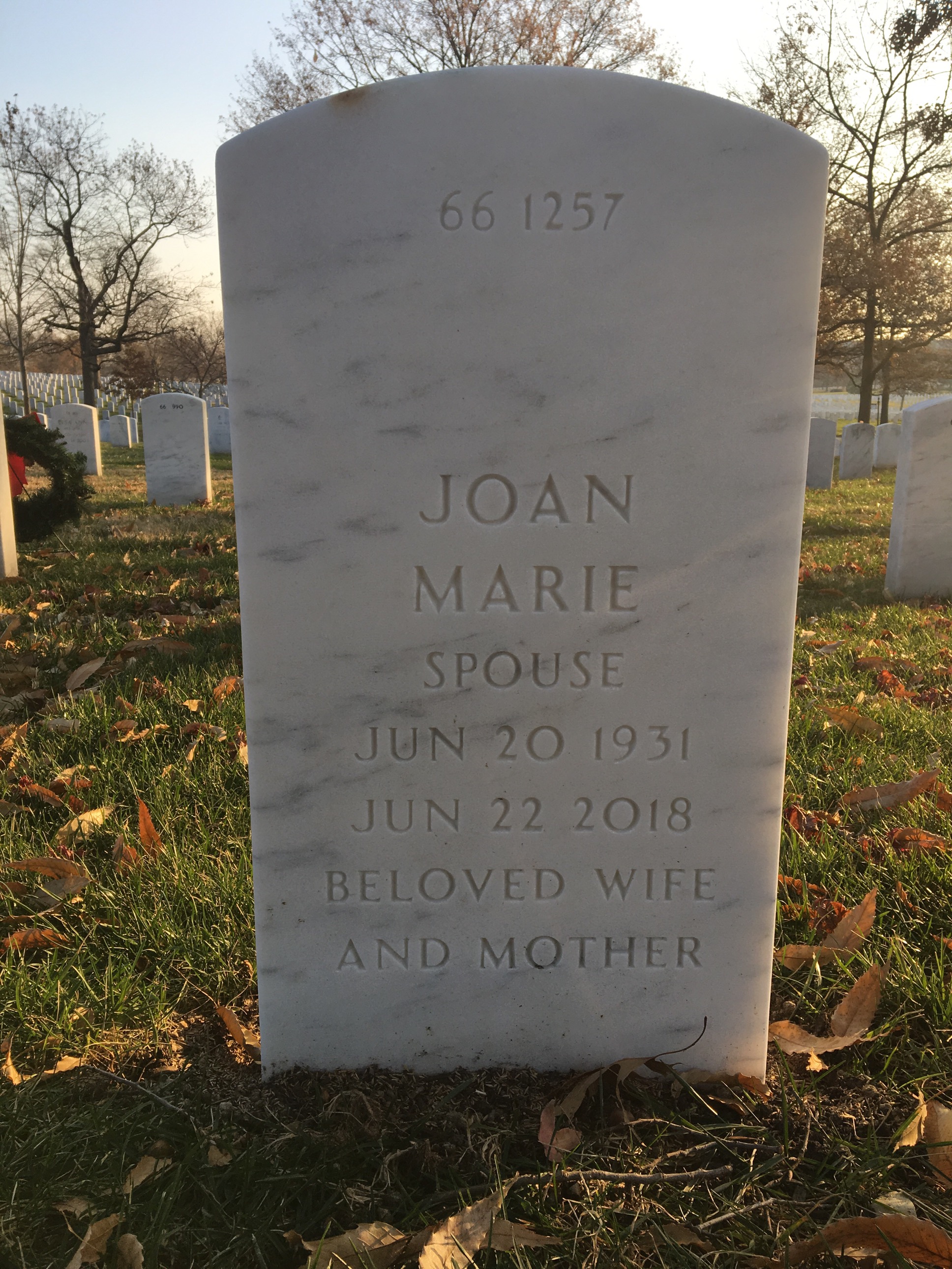 Back of headstone — Clyde Channel