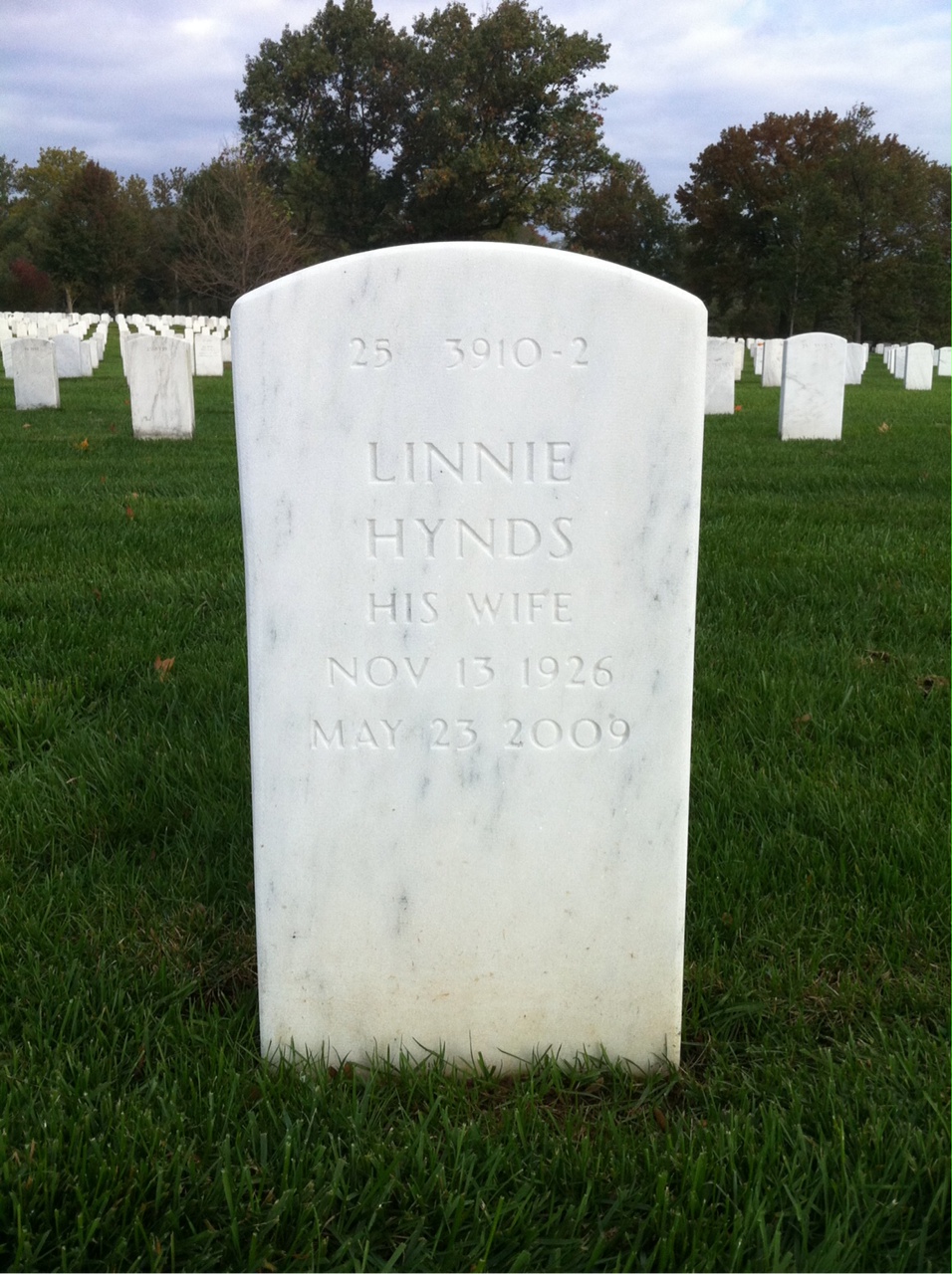 Back of headstone — William O'Donnell